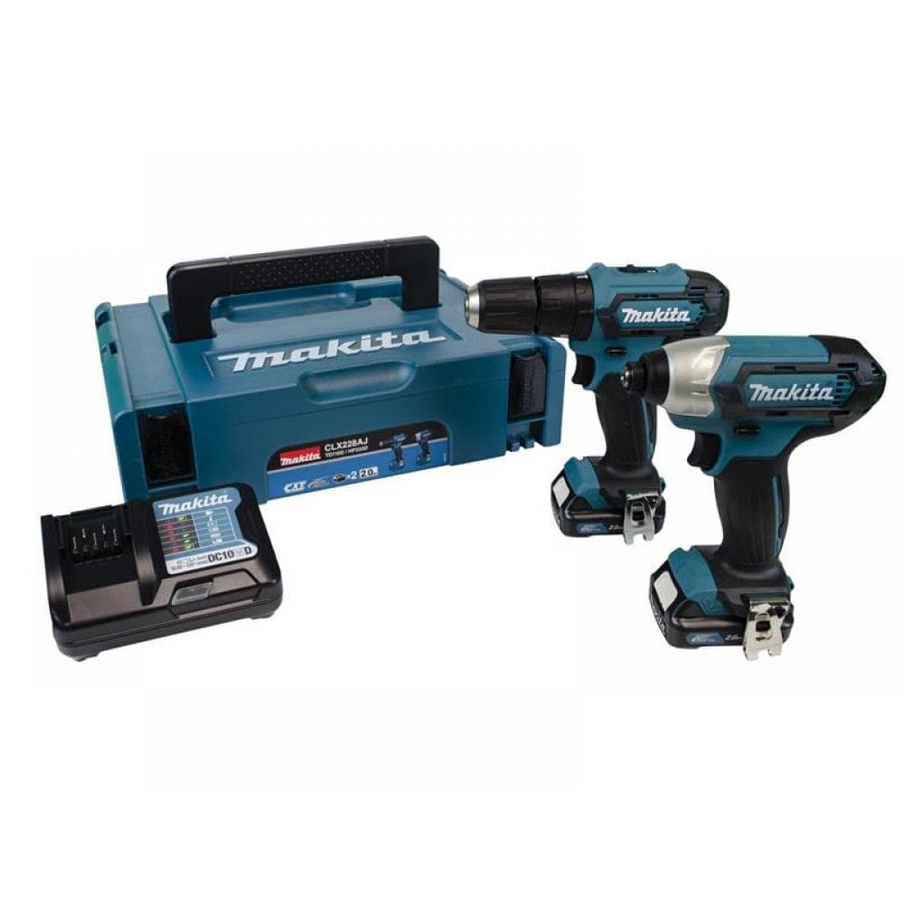 Makita CLX228AJ Clx228Aj 12Vmax Cxt Twin Pack 12V 2 X 2.0Ah
