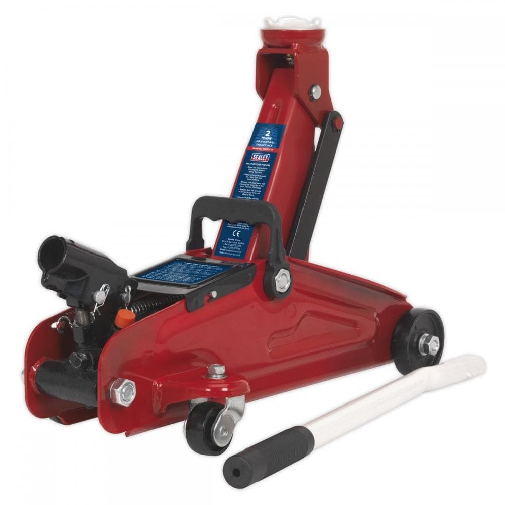 Sealey 1050CX Trolley Jack 2 Tonne Short Chassis