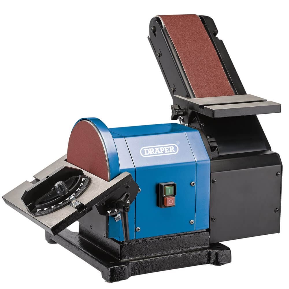 Draper 98525 230V Belt 100Mm And Disc Sander 200Mm 500W each 1