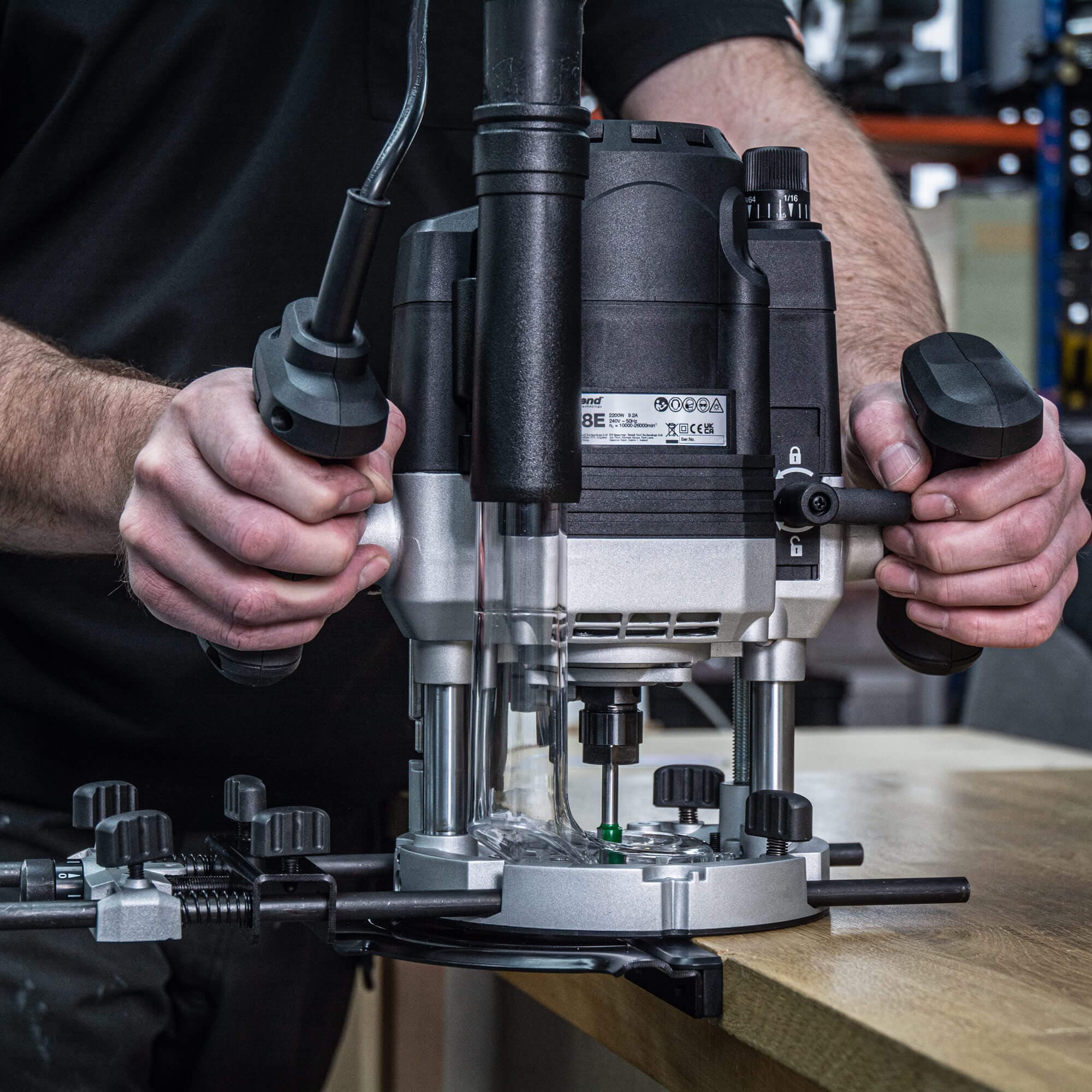 Trend 2200W 12Mm Dual-Mode Plunge Router 230V Eu Pk 1 T8EK/EURO