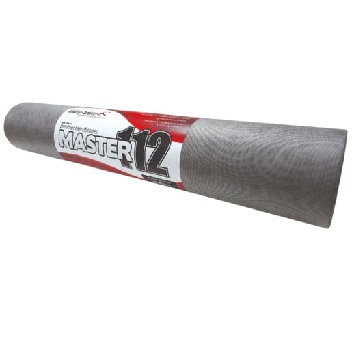 Easy Trim Grey Polypropylene Lightweight Flexible Master Breather Membrane Roofing, 1x50m