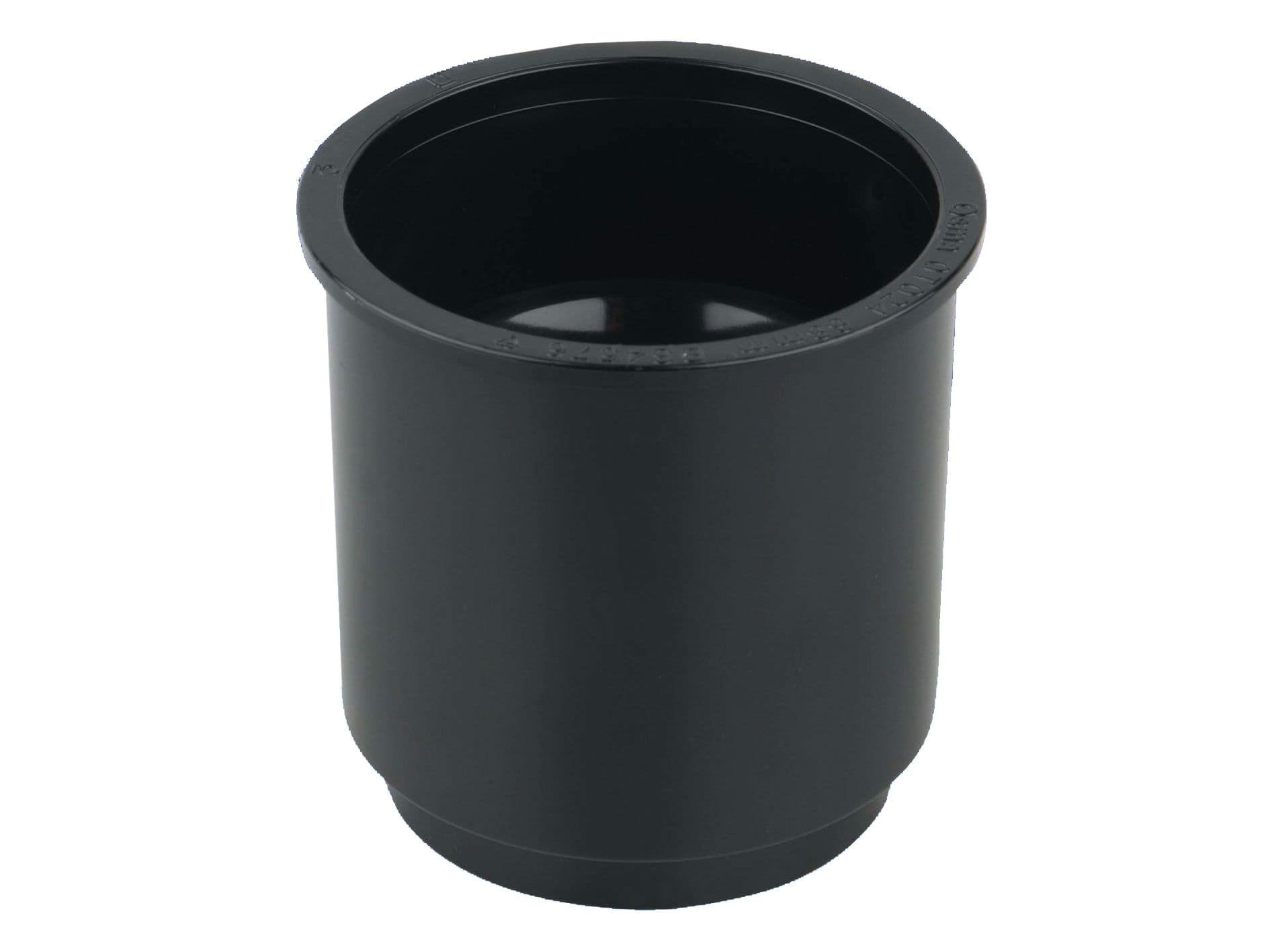 Wavin Osma RoundLine pipe connector 68mm black 0T024B