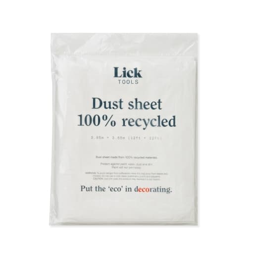 LickTools Dust Sheet 100% Recycled