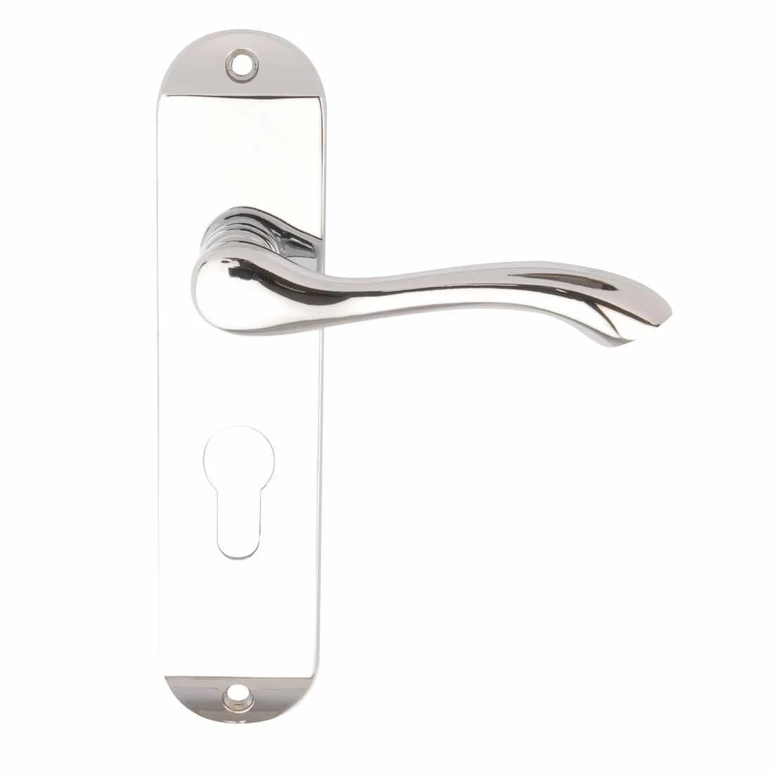 Stretton Euro Door Handles Polished Chrome Premier