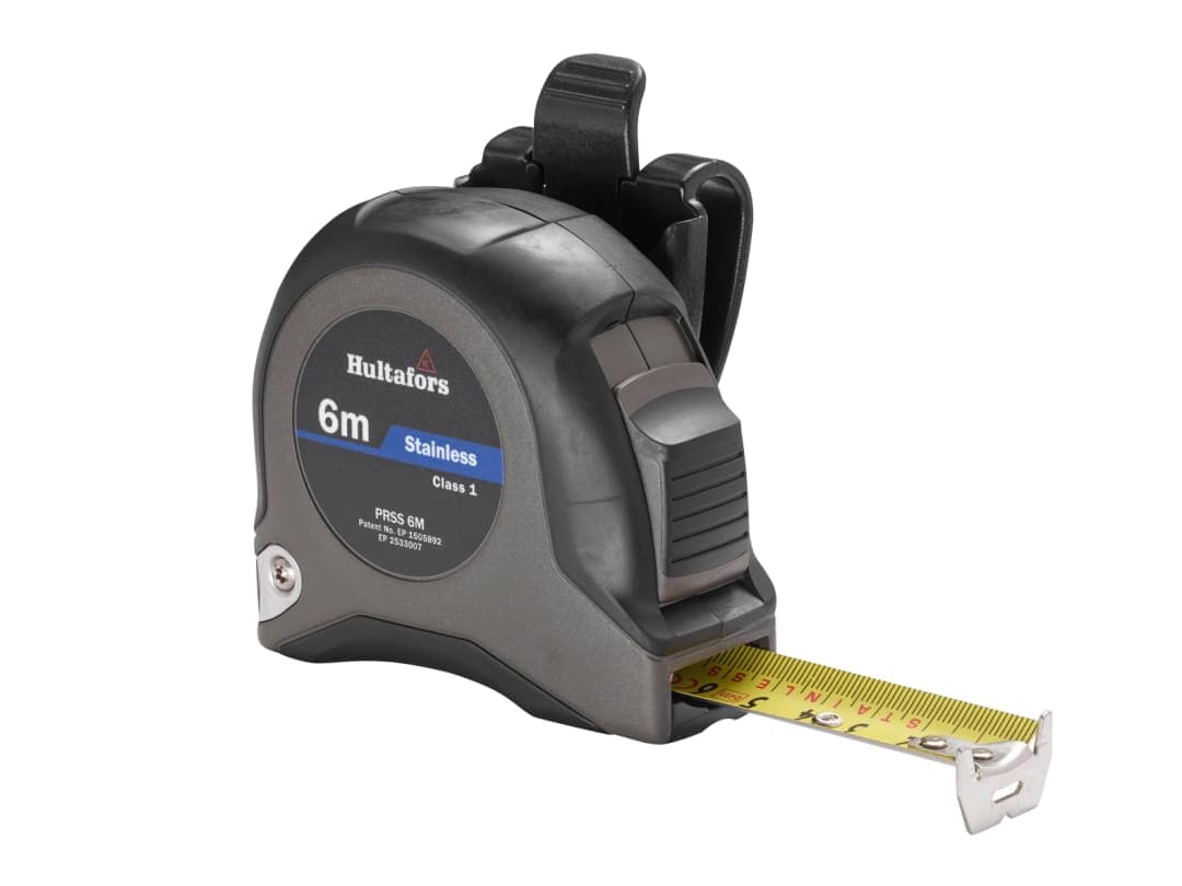 Hultafors Short Stainless Steel Tape PRSS 6m (Width 25mm) (Metric only) 350503