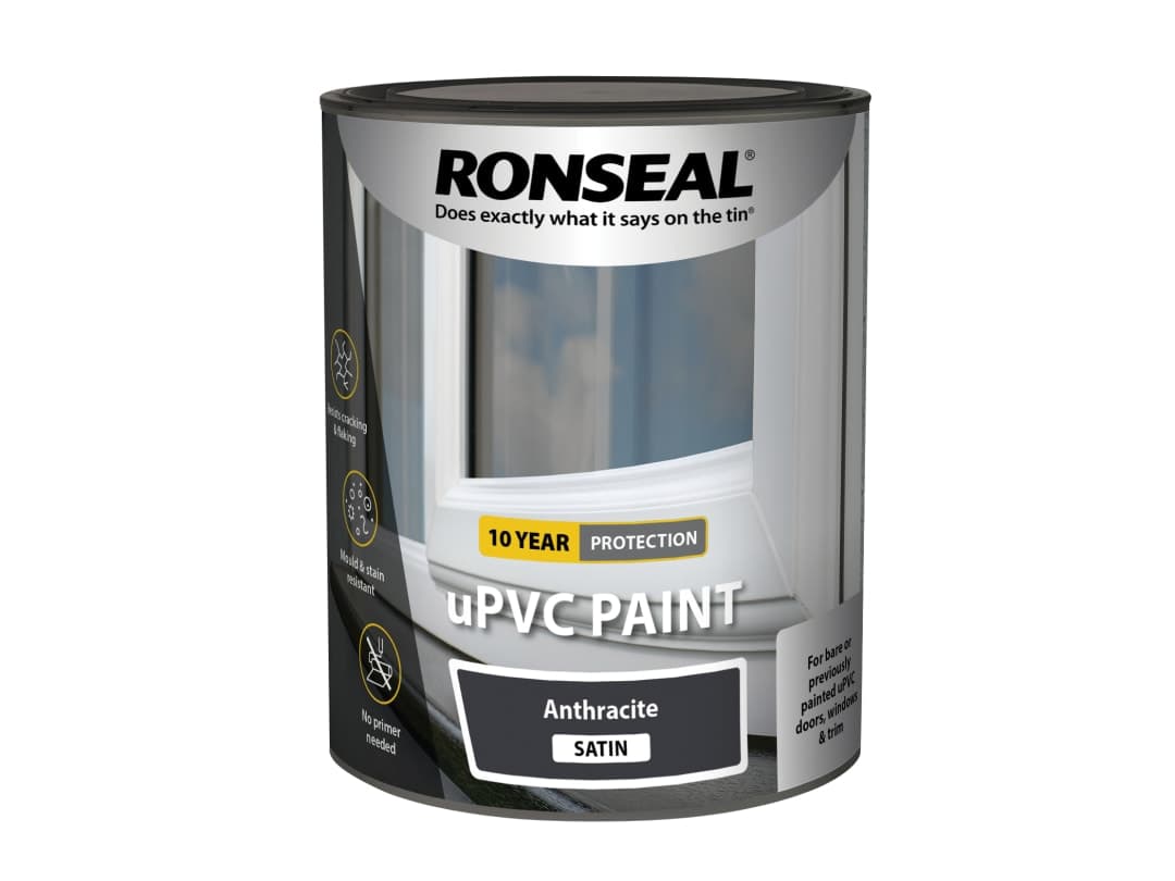 Ronseal uPVC Paint Anthracite Satin 750ml 39391