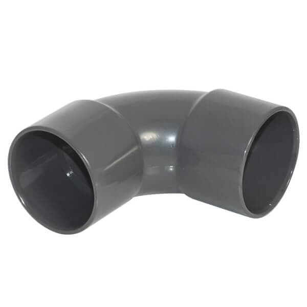 FloPlast Solvent Weld Waste Bend Swept - 92.5 Degree x 32mm Anthracite Grey