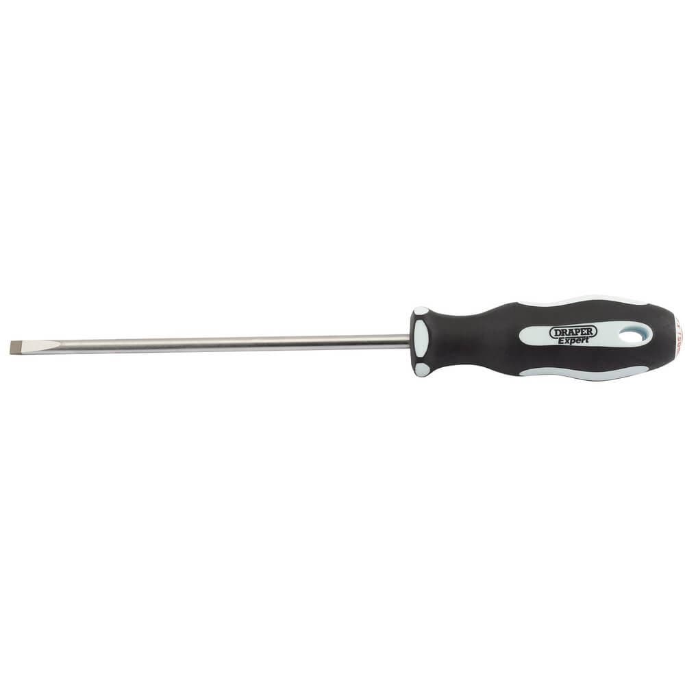 Draper Expert 34974 Plain Slot Soft Grip Parallel Tip Screwdriver 5.5 X 150Mm each
