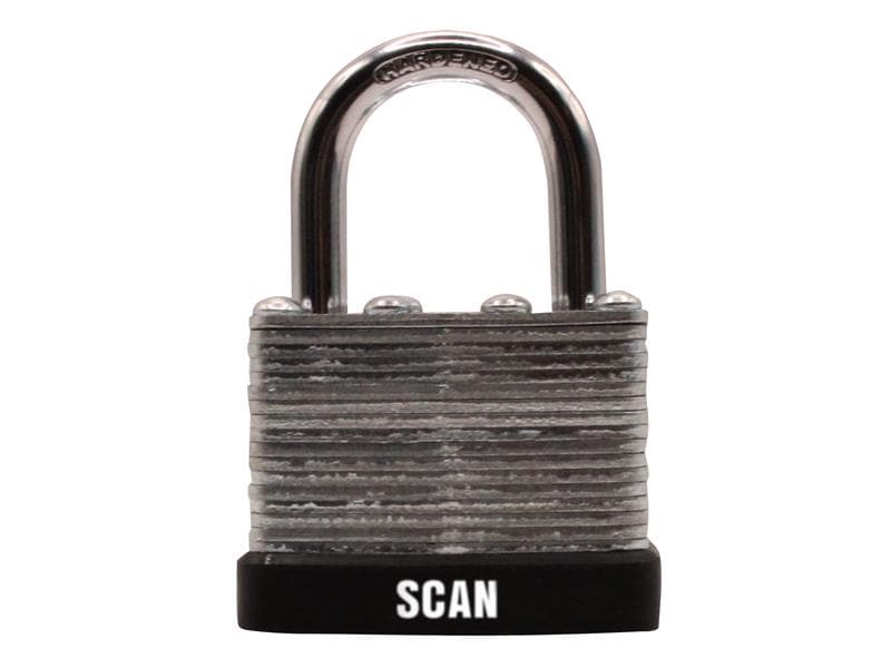 Scan QC0140KA2 Laminated Steel Padlock 40Mm Keyed Alike Pack Of 2