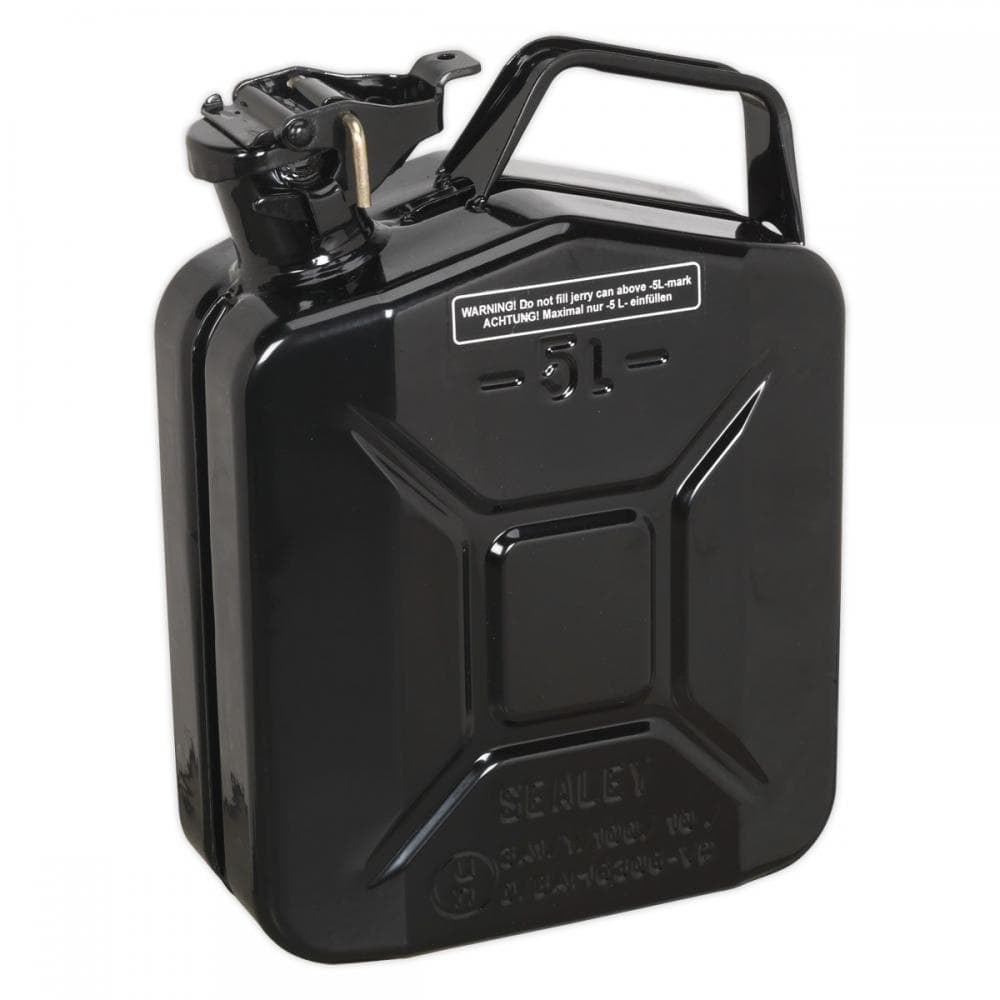 Sealey JC5MB Jerry Can 5L - Black