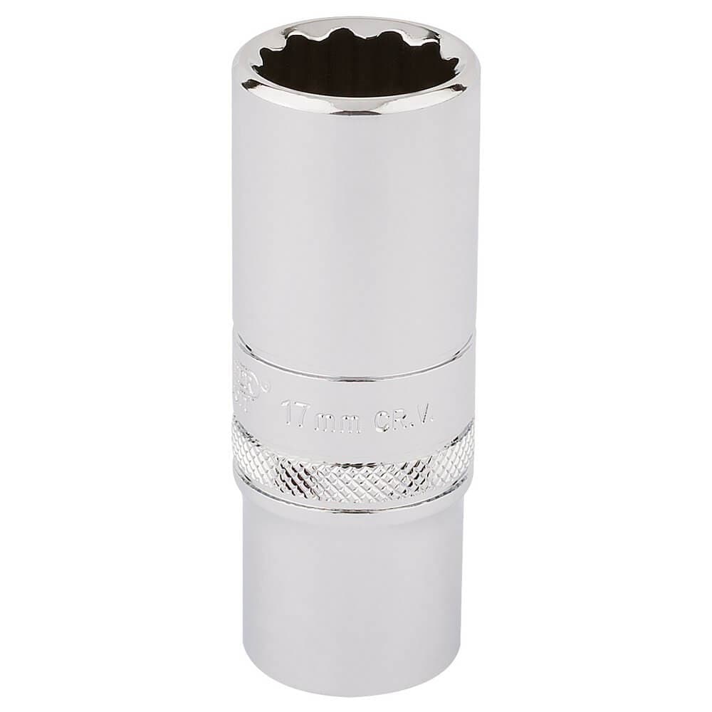 Draper Expert 33013 Hi-Torq® 12 Point Deep Socket 3/8in Sq. Dr. 17Mm each