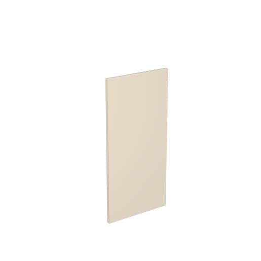 Wall End Panel J-Pull Super Gloss Cashmere 800mm