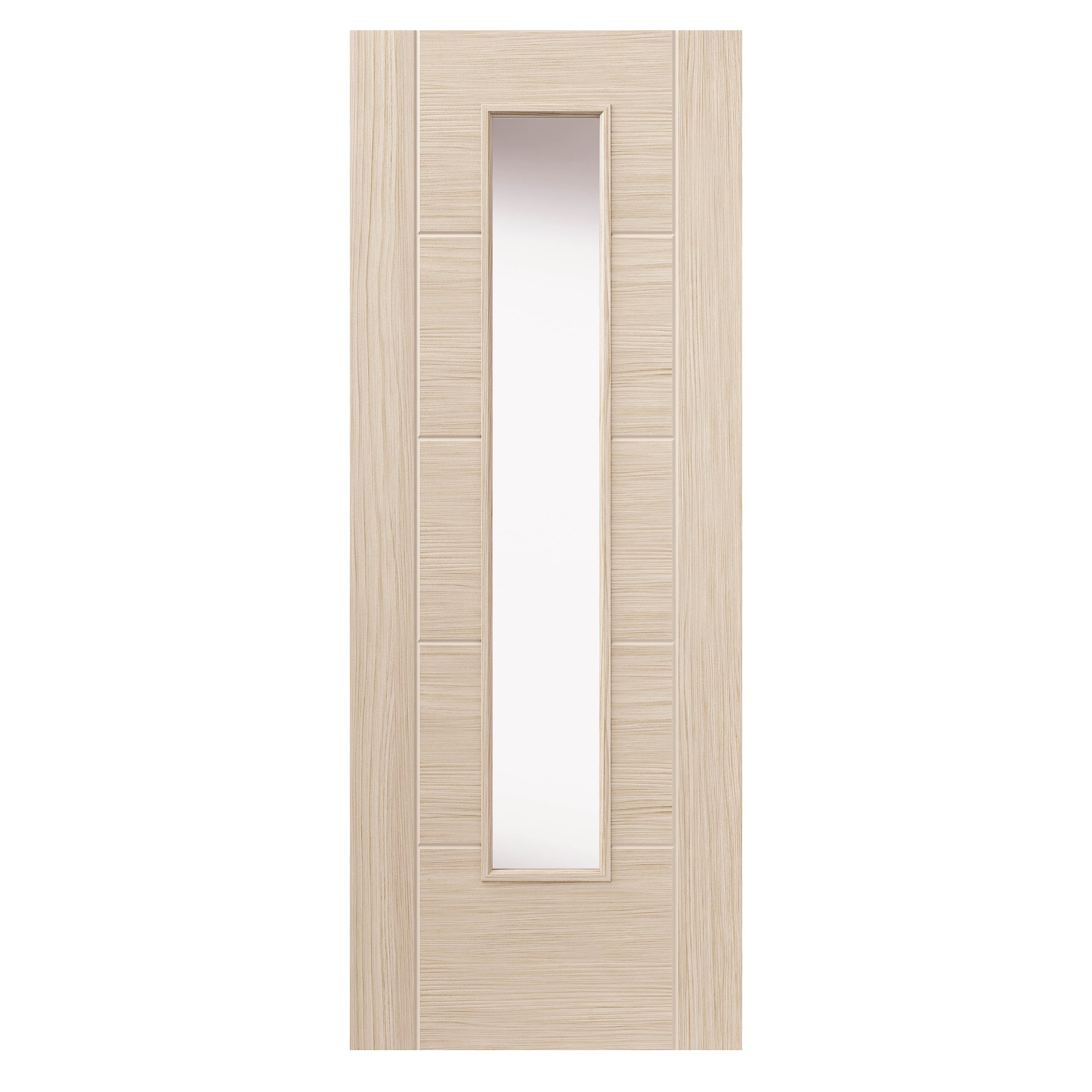JB Kind Ivory Internal Laminate Prefinished Glazed Door 1981 x 762 x 35mm