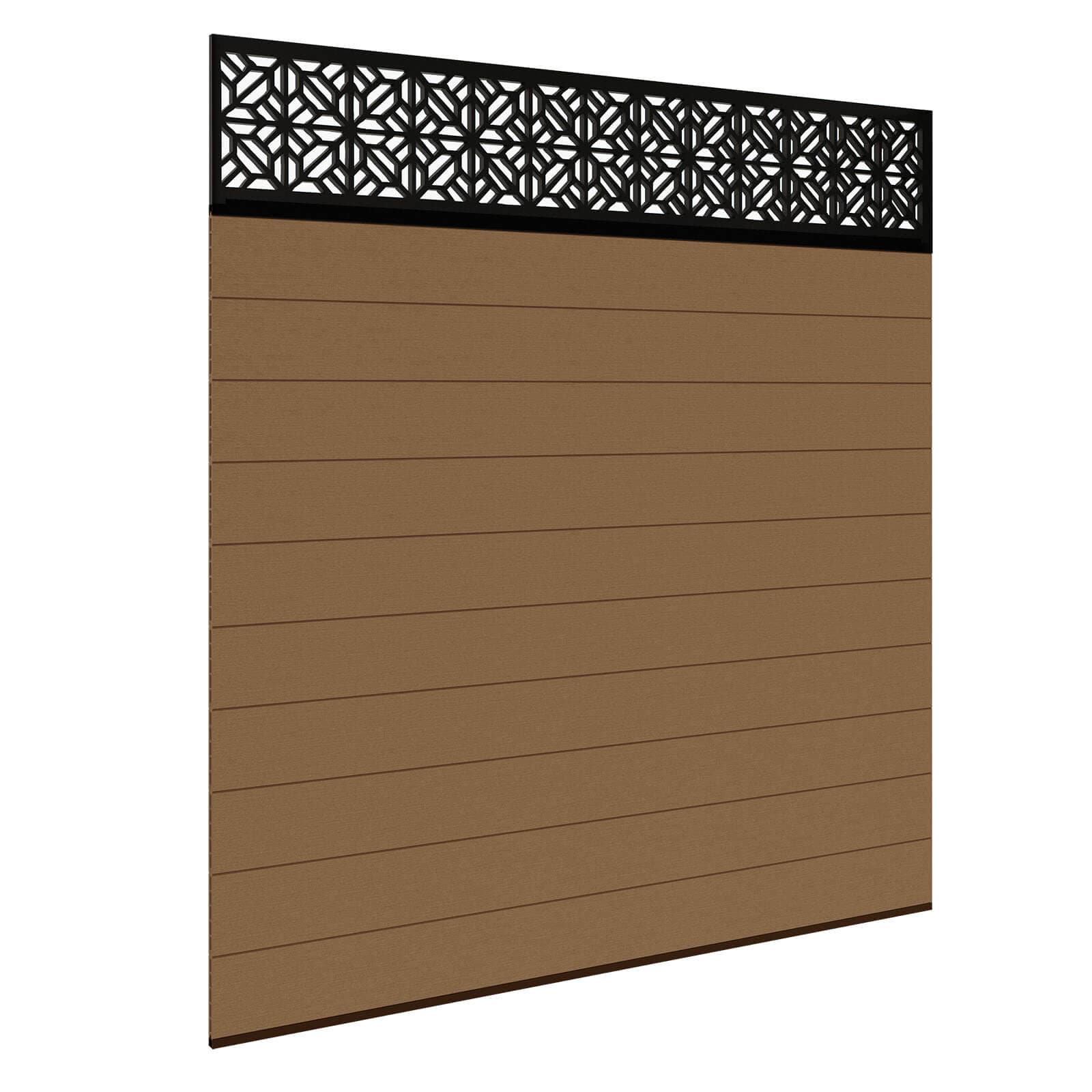 Composite Fence Panels - Amber Without Posts 1.8m