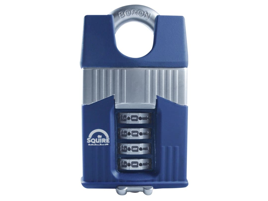 Squire Warrior High-Security Closed Shackle Combination Padlock 55mm WARRIOR COMBI 55C