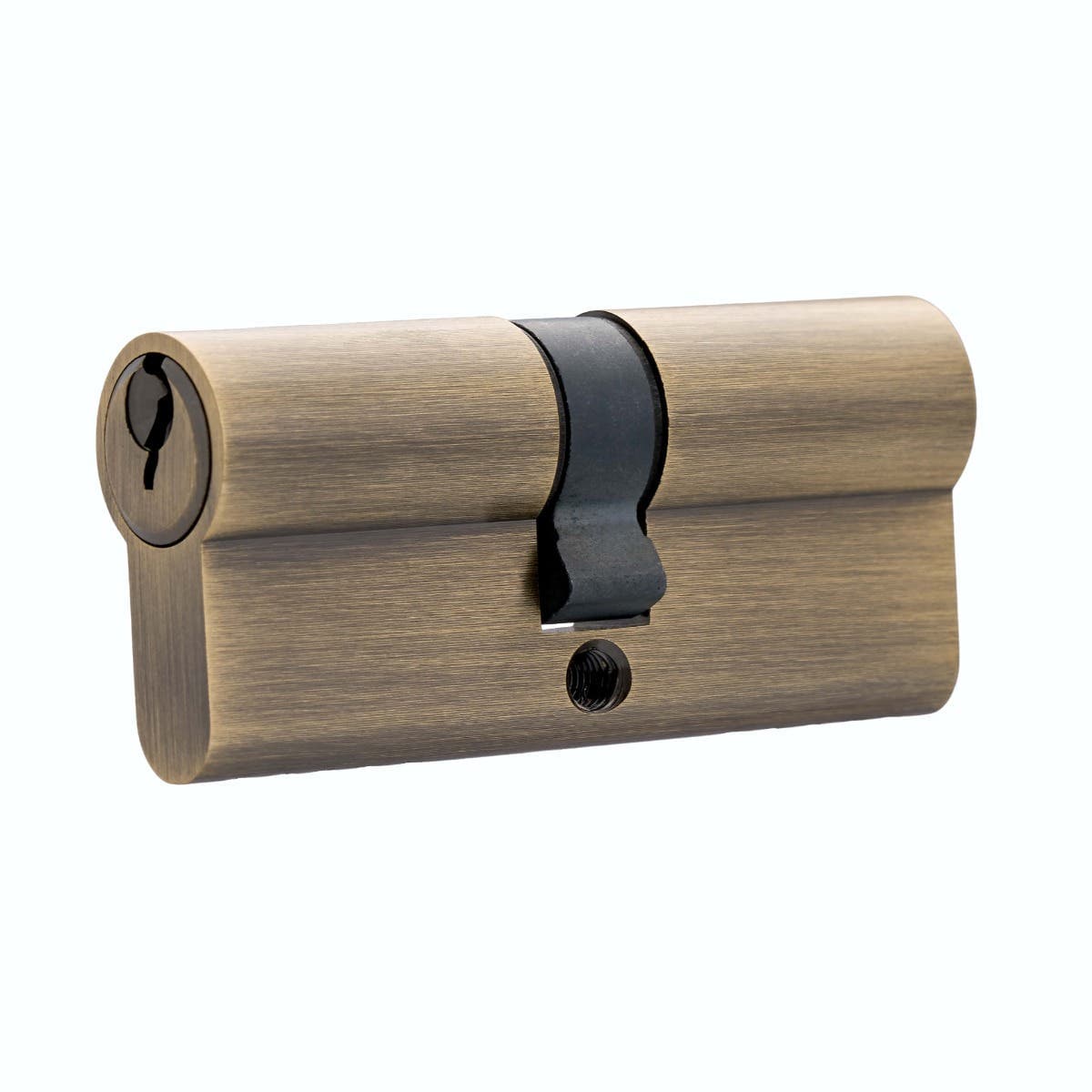 Euro Lock Cylinder - Key/Key - 35/35mm - Antique Brass - Security Solutions