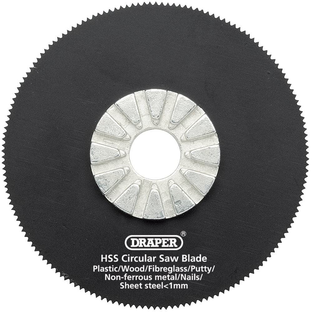 Draper 26073 Hss Circular Saw Blade 63Mm Diameter 18Tpi each