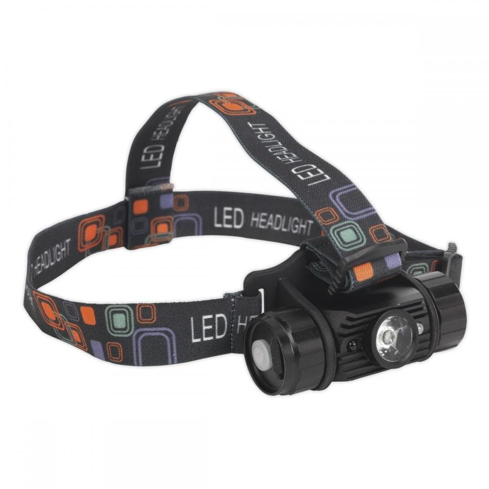 Sealey HT108LED Rechargeable Head Torch 5W Smd Led Auto-Sensor