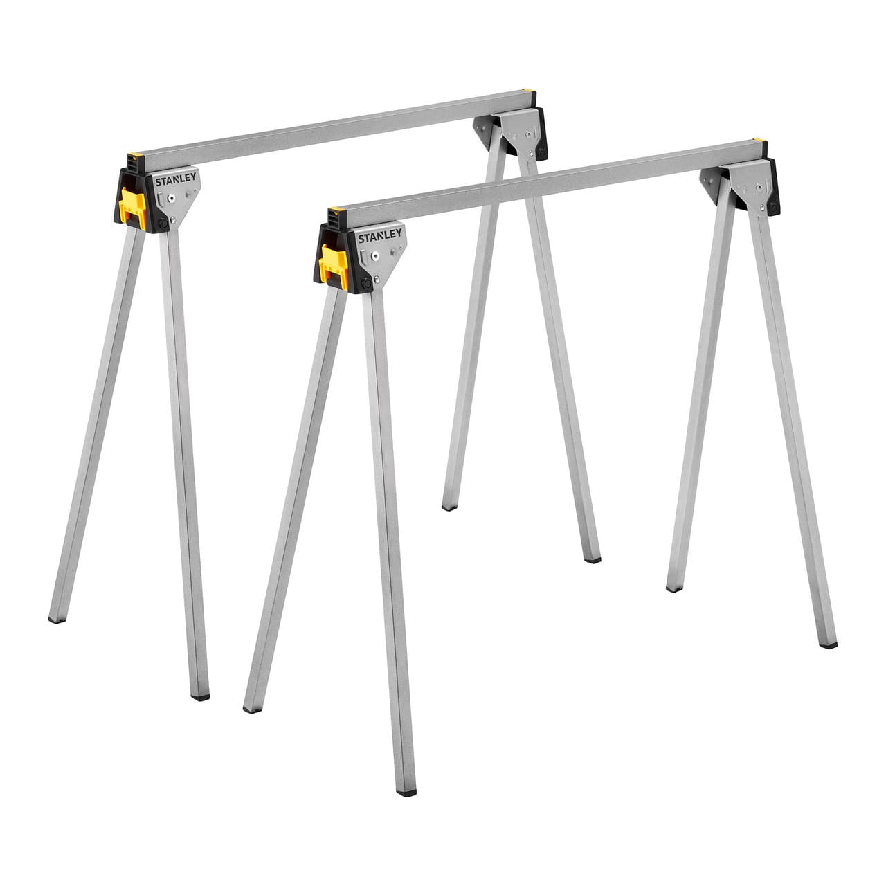 Stanley Stst81337-1 Folding Metal Saw Horse 450Kg Capacity (Twin Pack)