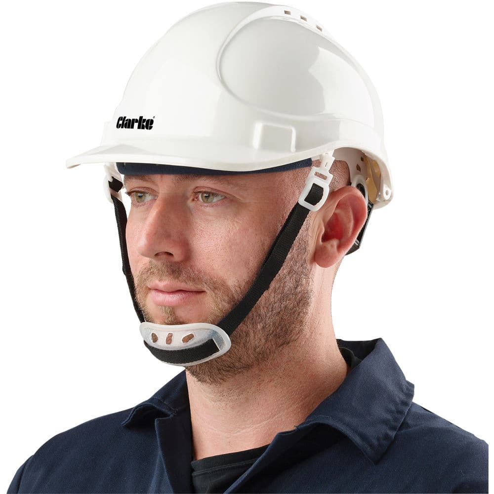 Clarke 8133822 Shw1 Safety Helmet-White