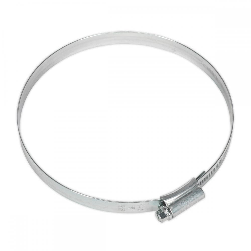 Sealey HCJ6 Hi-Grip® Hose Clip Zinc Plated Ø110-140Mm Pack Of 10