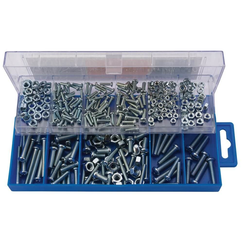 Draper 61272 Panhead Screw And Nut Assortment (366 Piece) per assrt.