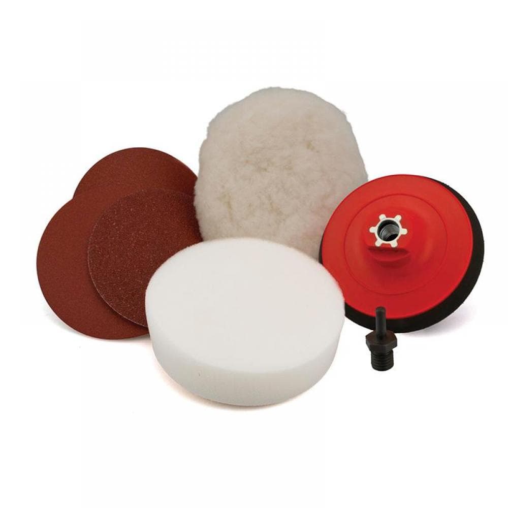 Flexipads World Class 88005 Sanding & Polishing Kit M14 & 6Mm Grip®