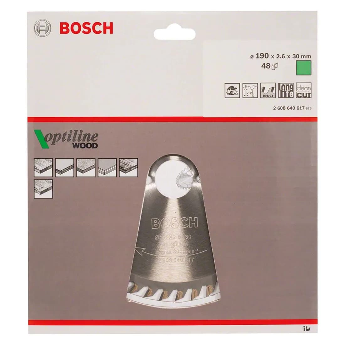 Circ Saw Blade 190 X 30 48T Bosch