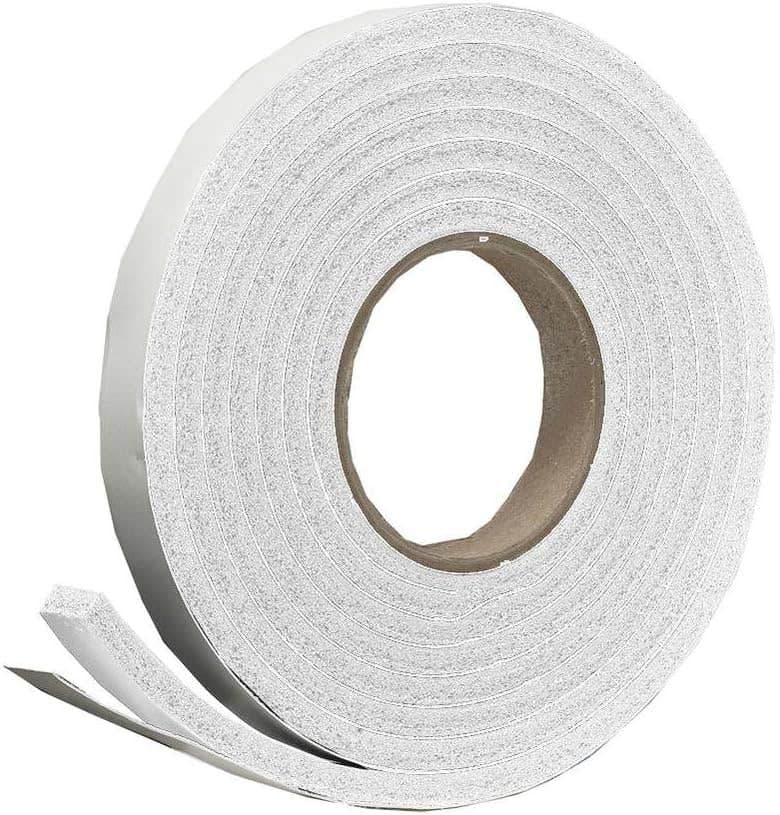 Stormguard Extra Thick and Wide Rubber Foam Window & Door Draught Seal - 3m - White