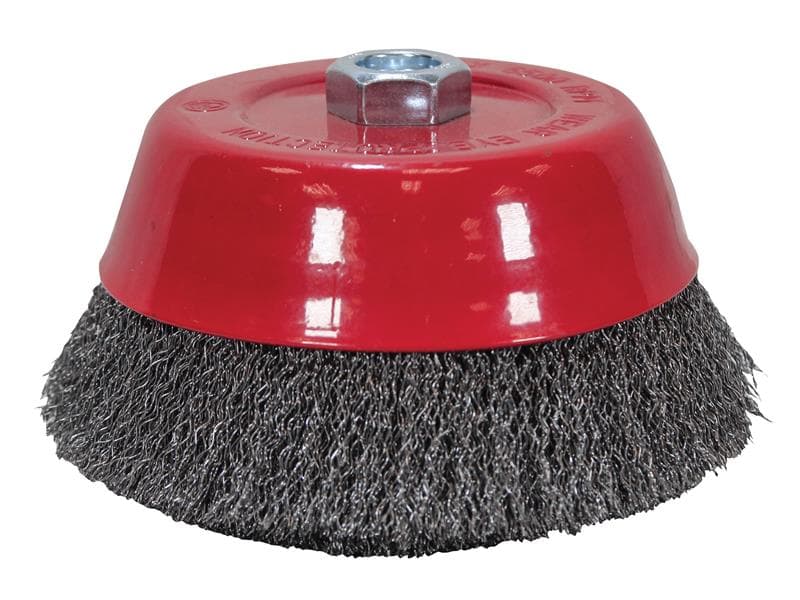 Faithfull 0112514130 Wire Cup Brush 125Mm M14X2 0.30Mm Steel Wire