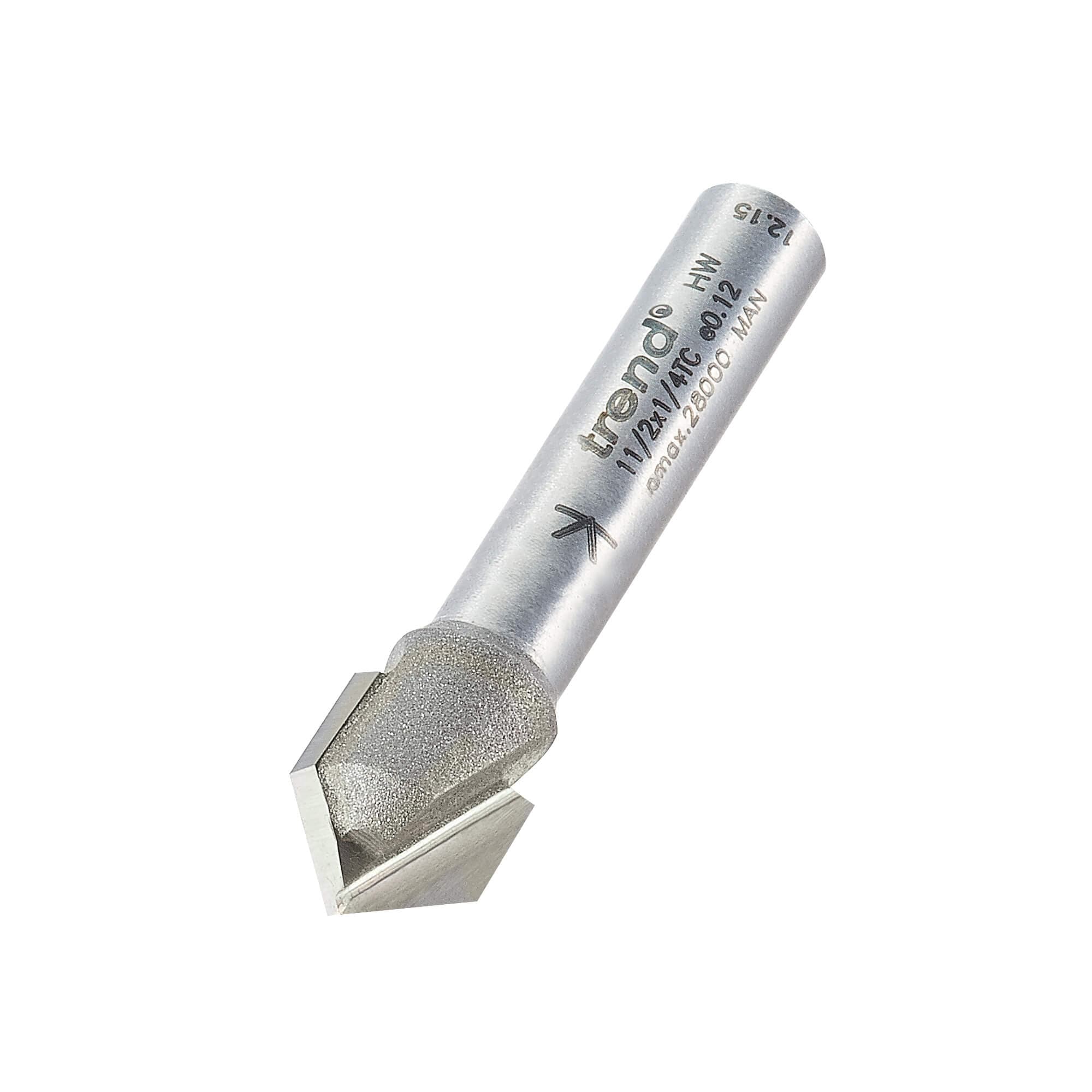 Trend Chamfer V Groove Cutter 45 Degrees Pk 1 11/2X1/4TC