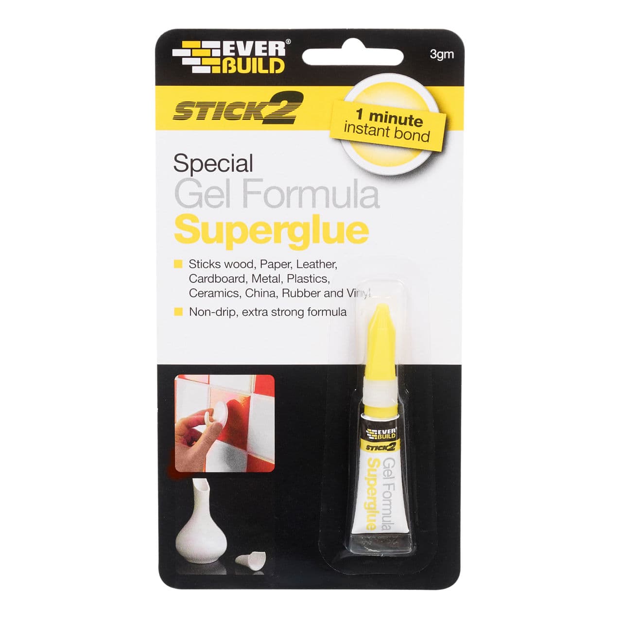 EB STICK2 Superglue Gel /12x3GR 3 G