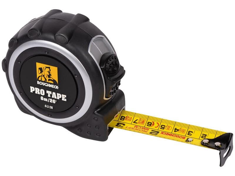 Roughneck 43-208 E-Z Read® Tape Measure 8M/26Ft (Width 25Mm)