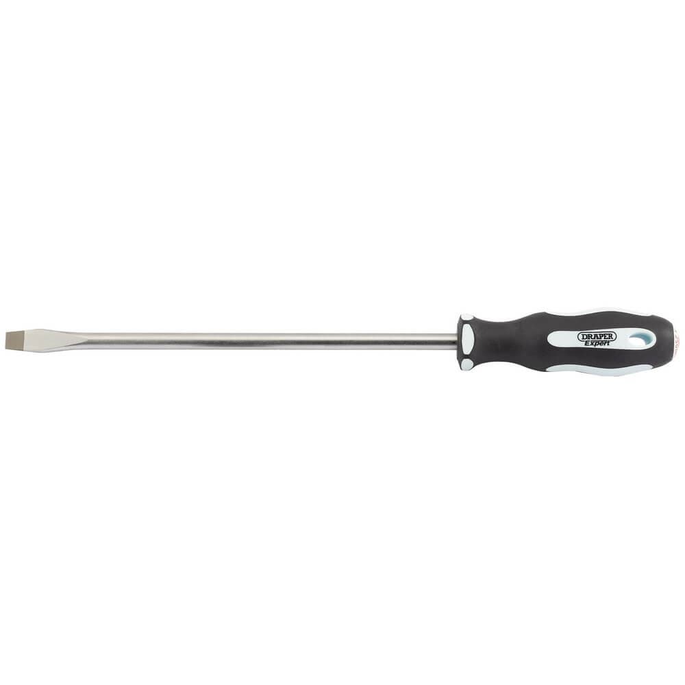 Draper Expert 34981 Plain Slot Soft Grip Screwdriver 10 X 250Mm each