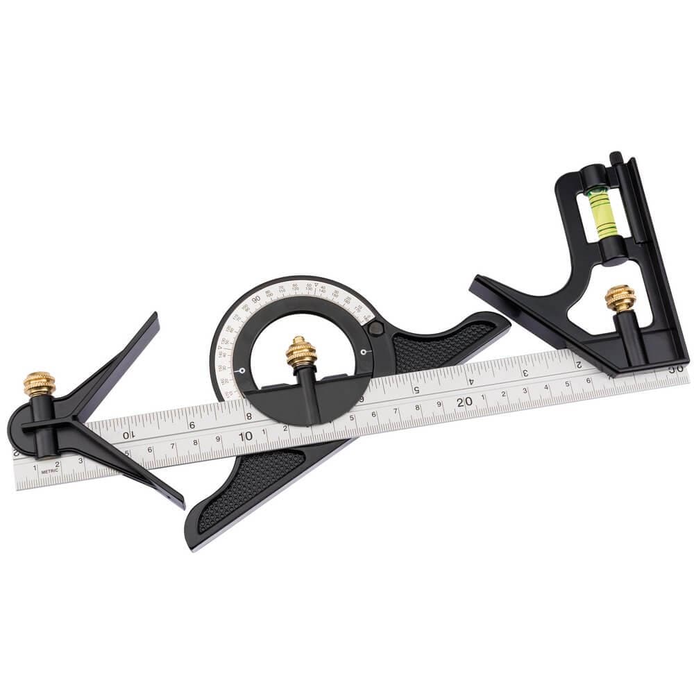Draper 34704 Combination Square With Centre Head And Protractor 300Mm each