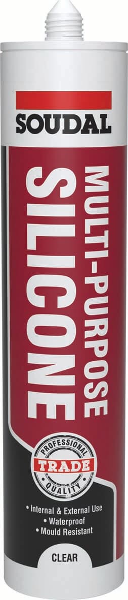 Soudal Multi-Purpose Silicone Clear 270Ml 121644