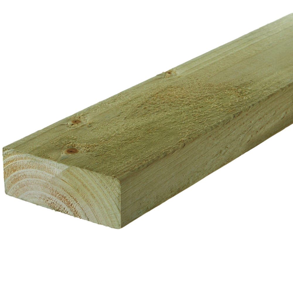 Structural Graded C24 Treated Timber 4200mm x 125mm x 47mm (5in x 2in)