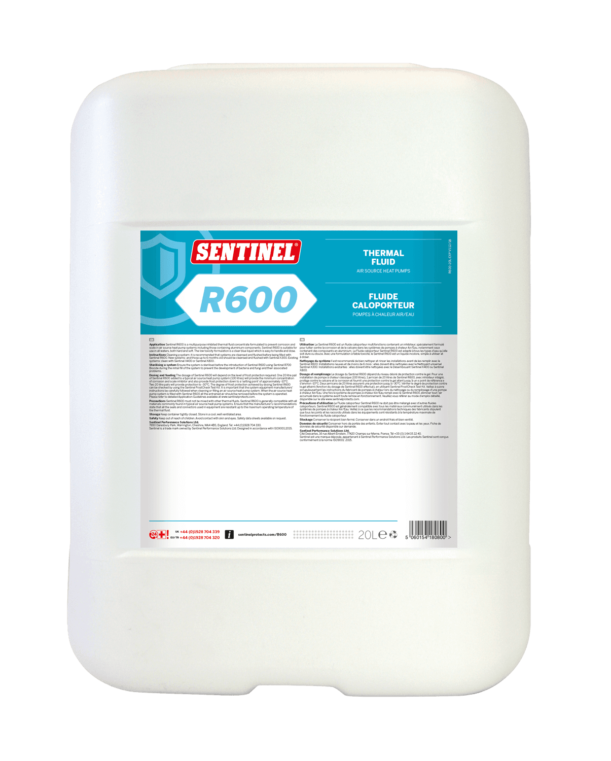 Sentinel R600 Thermal Fluid 20L