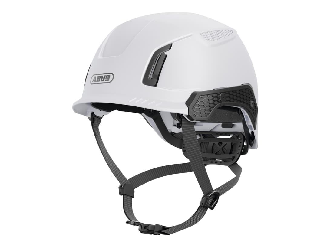 ABUS Mechanical SPECTOR-E Non-vented Safety Helmet White 10099776-01
