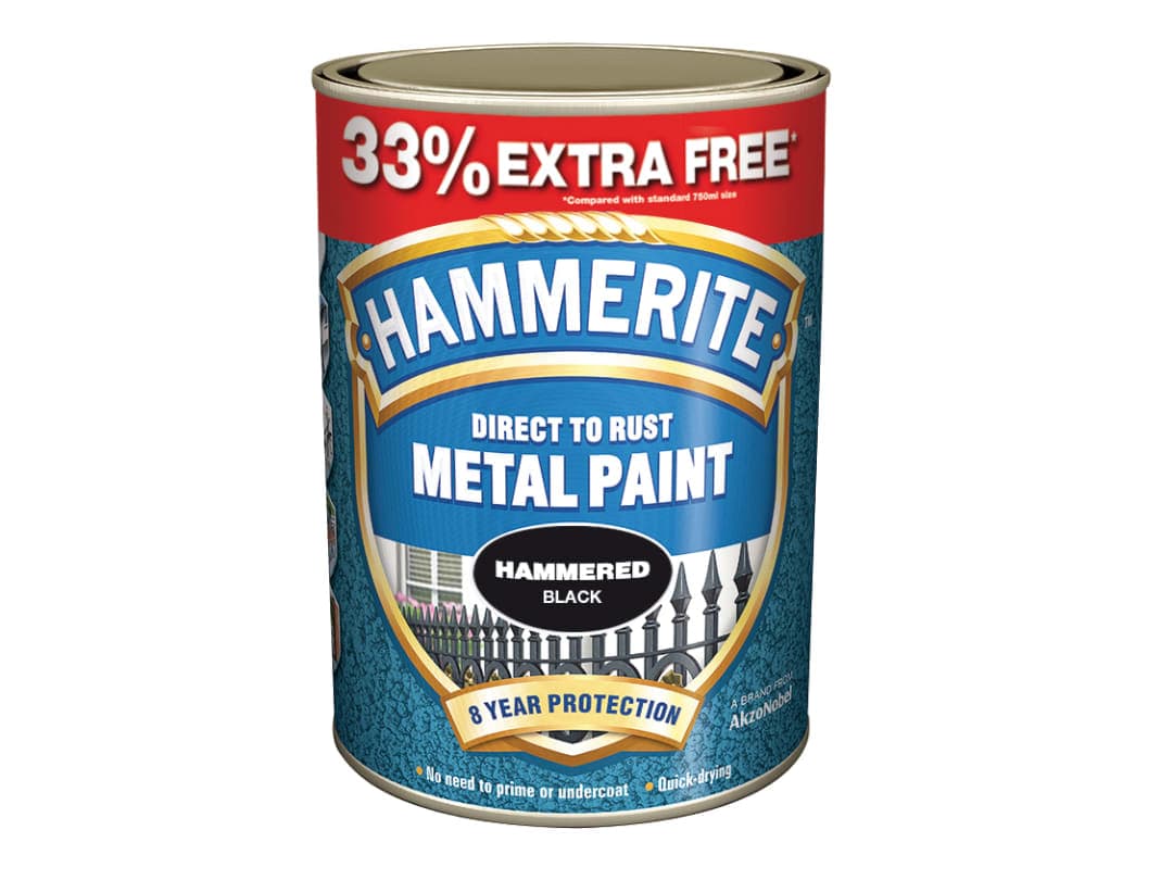 Hammerite Direct To Metal Hammer Silver 750ml + 33% 5158236