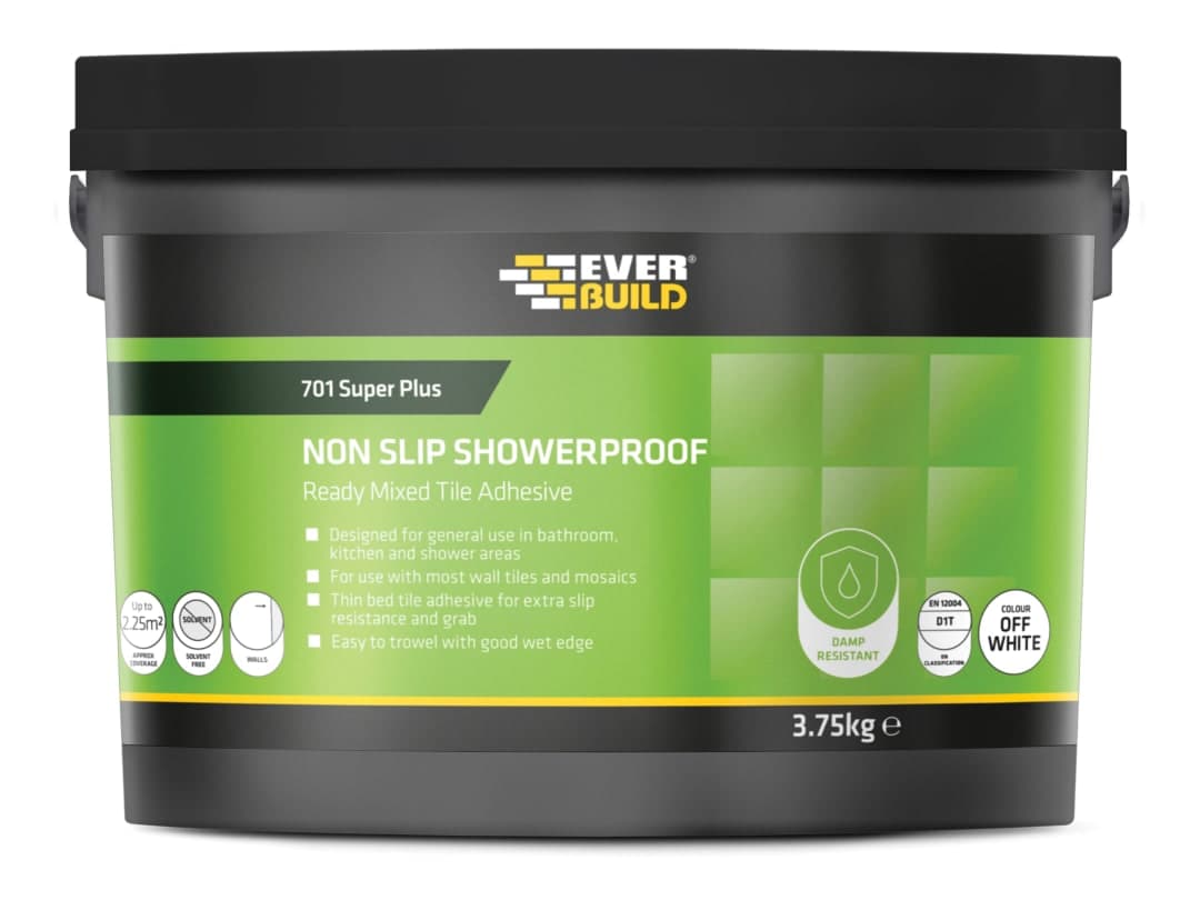 Everbuild Sika 701 Non Slip Tile Adhesive 5L/7.5kg 487067