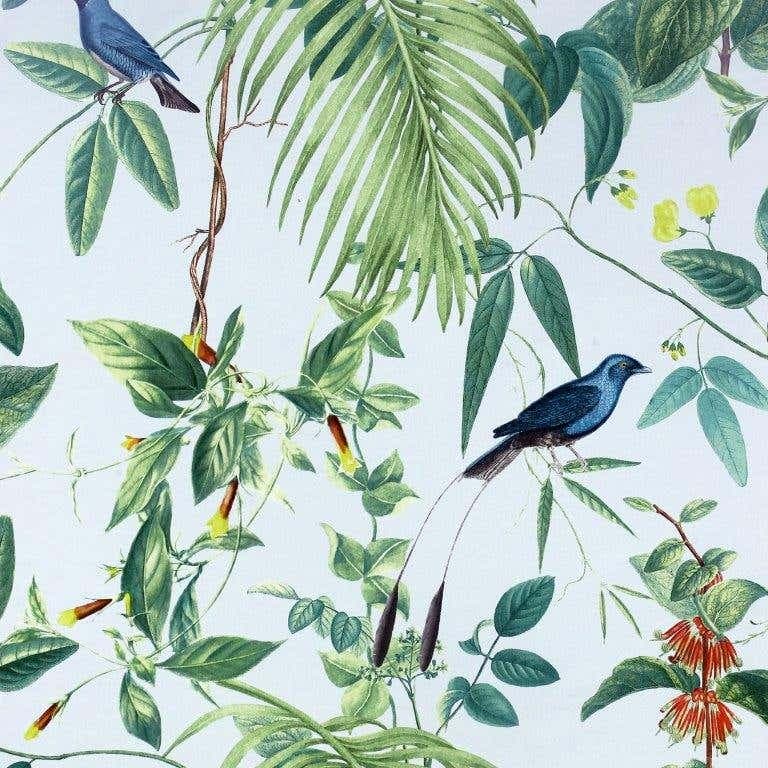 Exotic Garden Blue Wallpaper - 1005 x 53cm