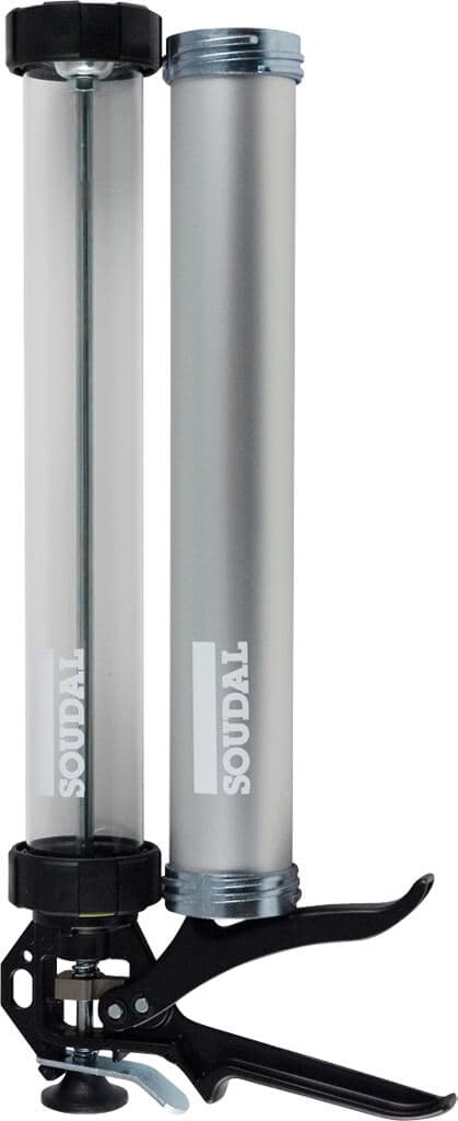 Soudal Manual Foil Pack Gun Aluminium 600Ml 112802