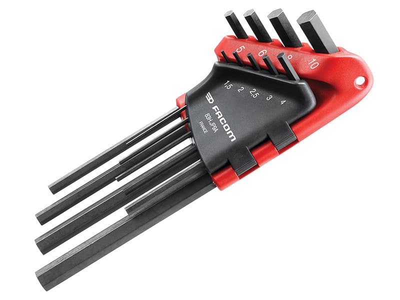 Facom 83H.JP9A 83H.jp9A Metric Hexagon Key Long Arm Set 9 Piece