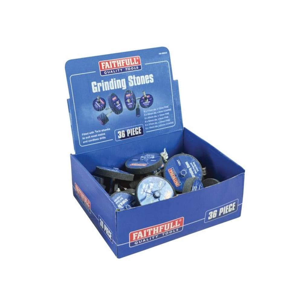 Faithfull Grinding Wheel Assortment 36 Piece