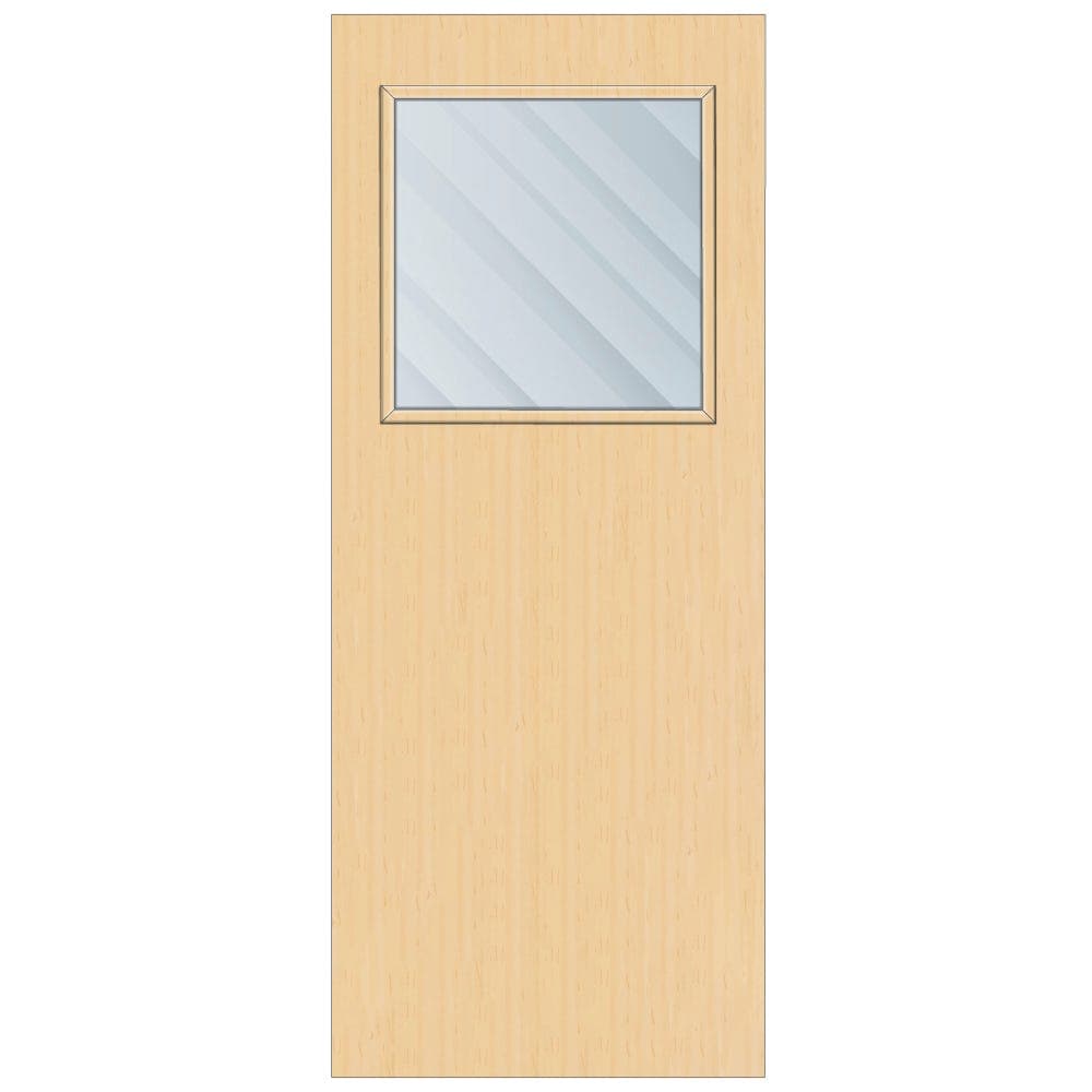 Crown Ash Solid Core Clear Laminate Glazed Internal Door 2700mm x 838mm x 44mm | 600mm x 538mm VP