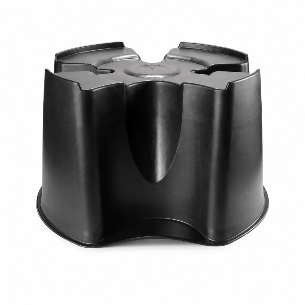 Water Butt Stand for 200 Litre Water Butt - Bundle Recycled Plastic Black Original Organics