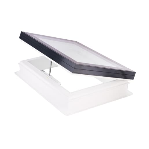 COXDOME Lumiglaze Flat Glass Electric Rooflight 700 x 700mm