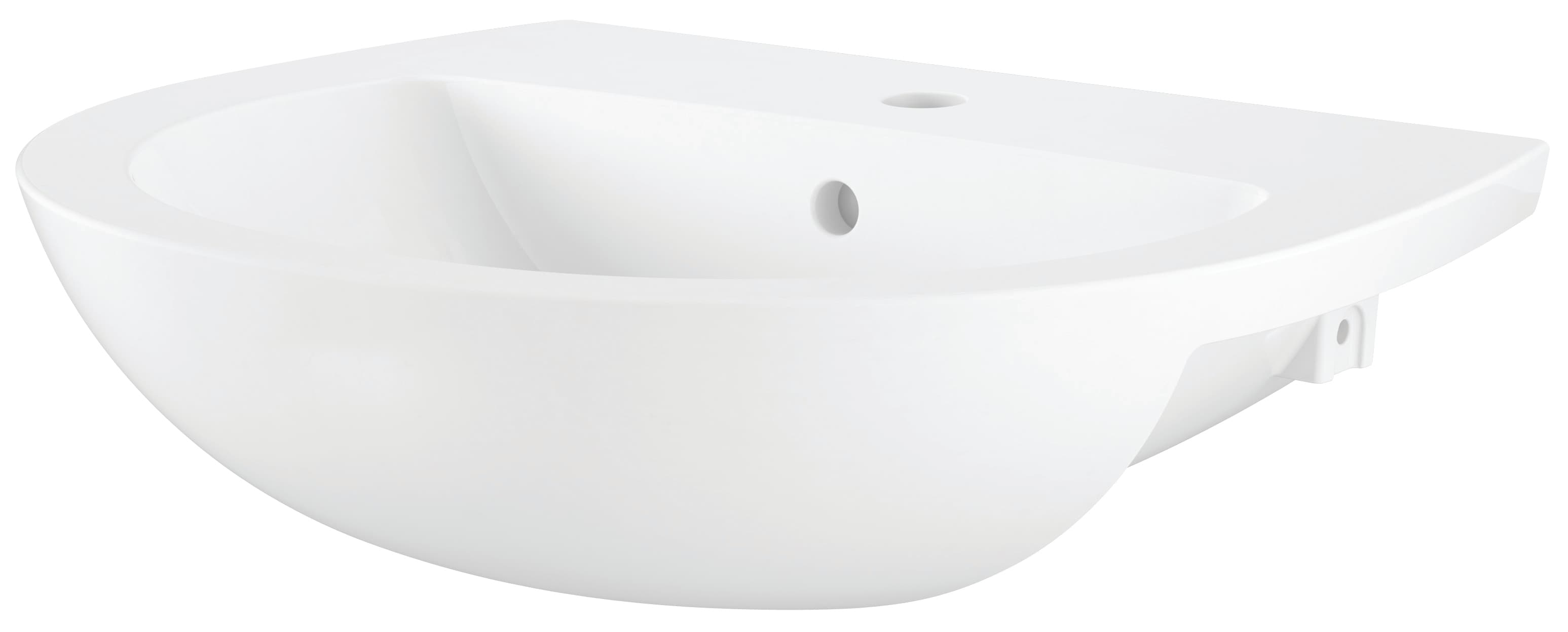 Bathrooms From Travis Perkins Swindale Semi Recessed Basin 550 x 460mm