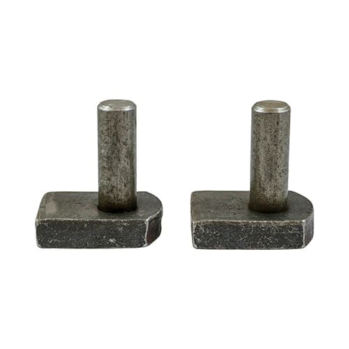 Gate Hooks to Weld – Self-Coloured Steel - Pair